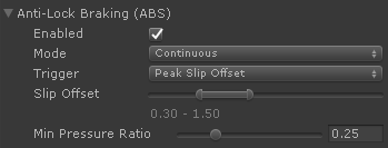 VP Vehicle Controller brakes