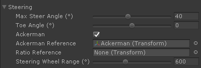 VP Vehicle Controller steering