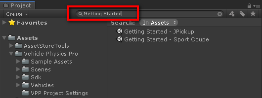 Getting Started Scenes
